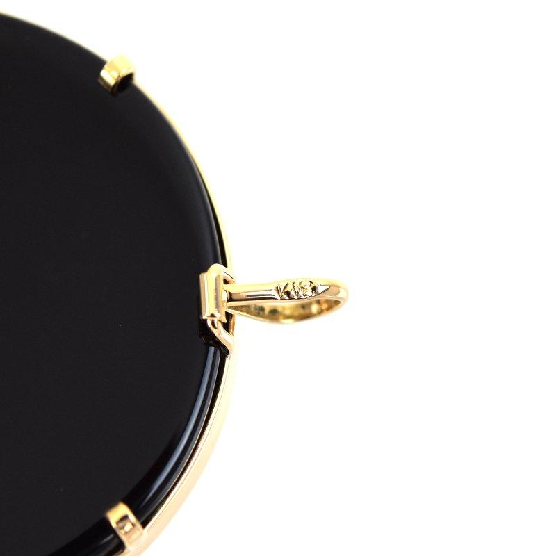 カメオ ブローチ 18k 2WAYブローチ メノウカメオ ペンダントトップ 18