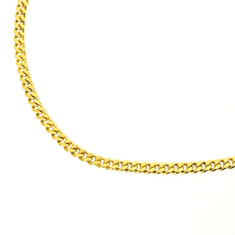 喜平 ネックレス 18金 二面喜平 K18YG イエローゴールド キヘイ