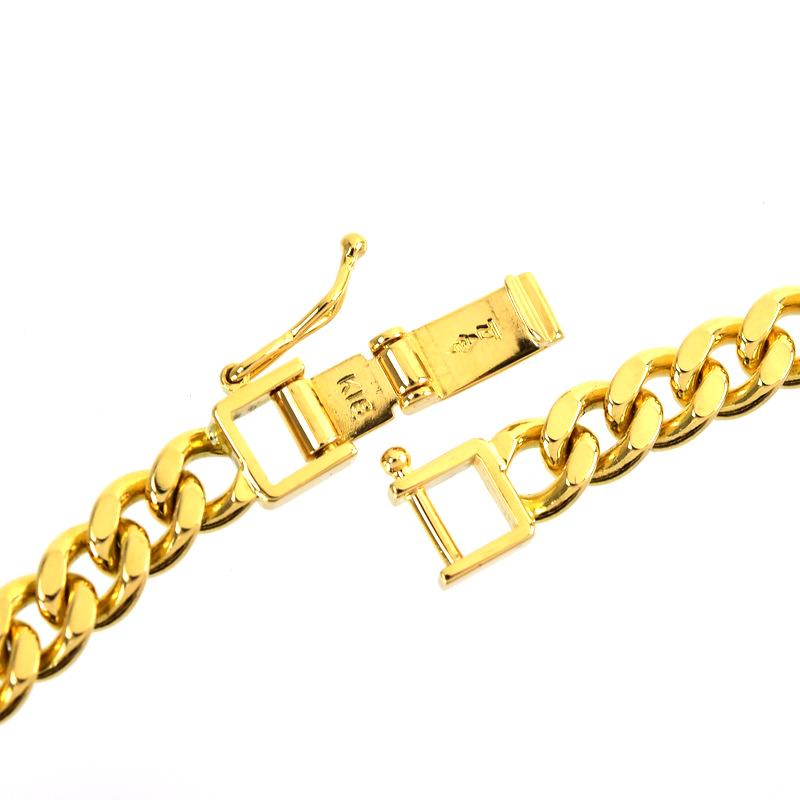 18金17.9グラム　 キヘイ 喜平 ネックレス 18金 二面喜平 K18YG イエローゴールド キヘイ