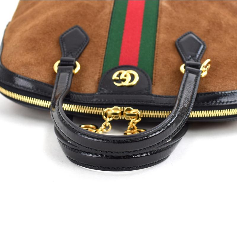 GUCCI グッチ スエード ショルダーバッグ 正規品】GUCCI/グッチ スエード ショルダーバック ブラック