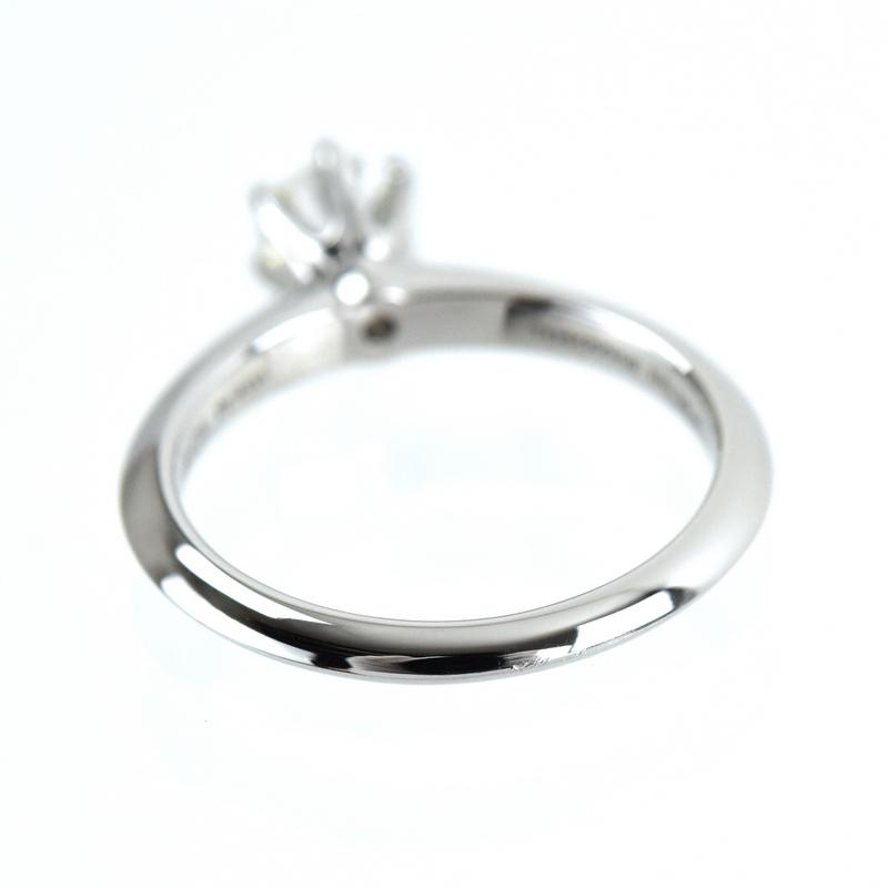 美品】ティファニーソリティアpt950 ダイヤ0.27 SV1 TIFFANY&Co