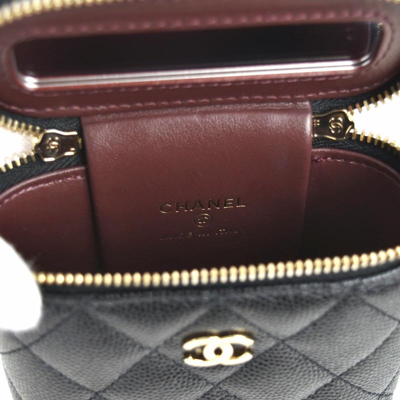 マトラッセ シャネル バッグ ミニ バニティ チェーンショルダー