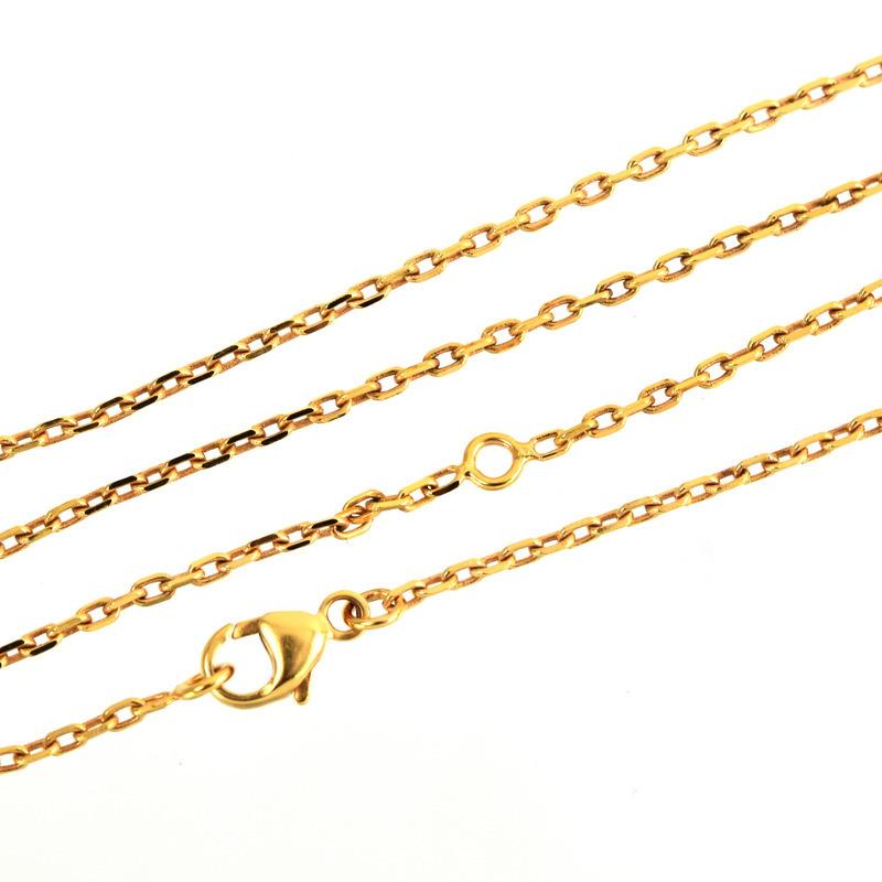 HERMES ゴールド ネックレス エルメス HERMES イエローゴールド K18YG ネックレス 750 YG 18K 18金