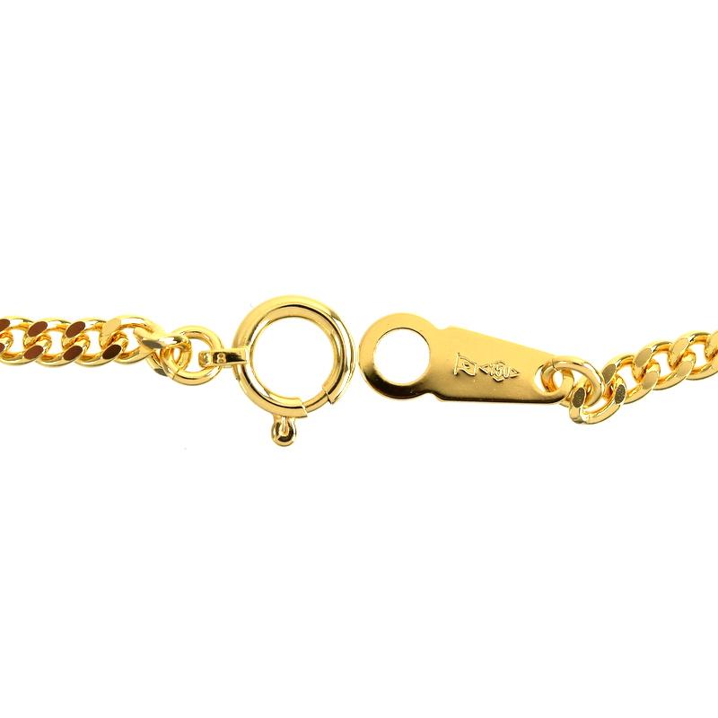 喜平 ネックレス 18金 45cm 10.1g 二面喜平 K18YG イエローゴールド