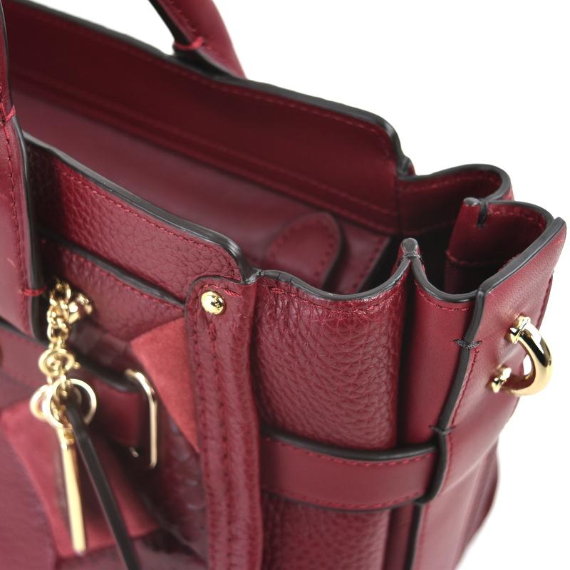 COACH（コーチ） バッグ スワッガー27 36109 レッド系 パイソン型押し