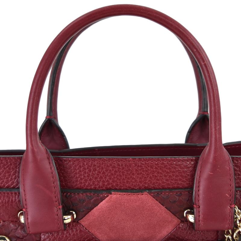 COACH（コーチ） バッグ スワッガー27 36109 レッド系 パイソン型押し