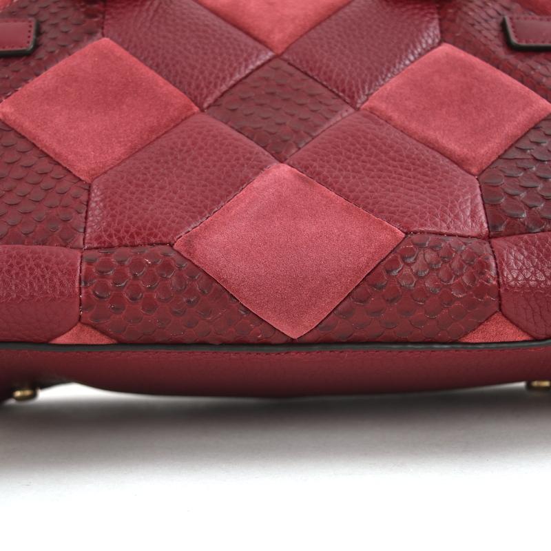 【極美品】コーチ　スワッガー27 COACH（コーチ） バッグ スワッガー27 36109 レッド系 パイソン型押し
