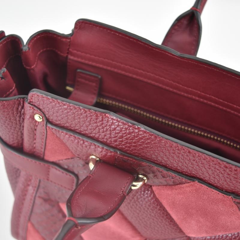 COACH（コーチ） バッグ スワッガー27 36109 レッド系 パイソン型押し