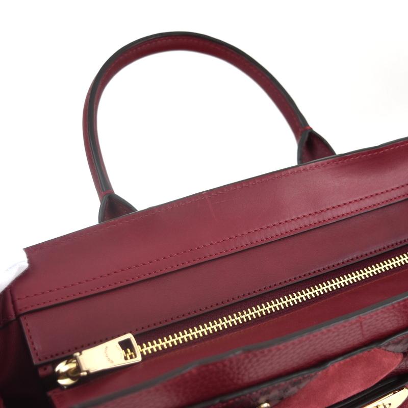 COACH（コーチ） バッグ スワッガー27 36109 レッド系 パイソン型押し