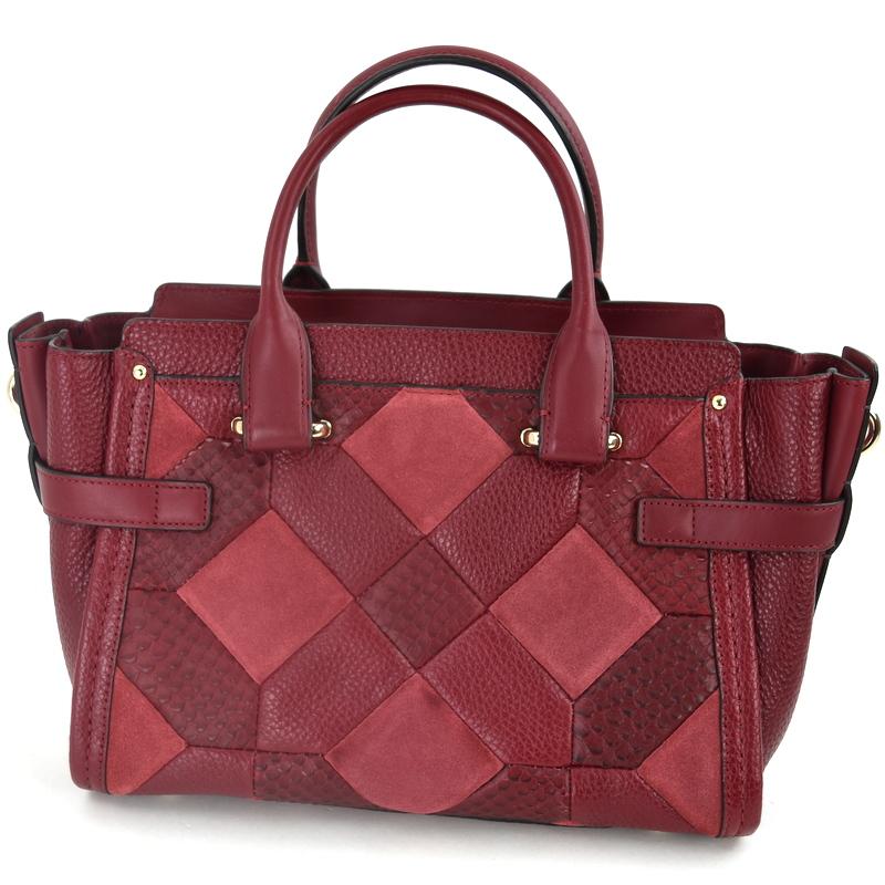 コーチ 2WAY ハンドバッグ パイソン 型押し スワッガー 38360 COACH（コーチ） バッグ スワッガー27 36109 レッド系 パイソン型押し