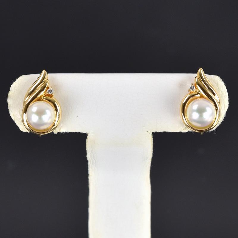 TASAKI（タサキ） イヤリング レディース パール 約6.9mm 約7mm