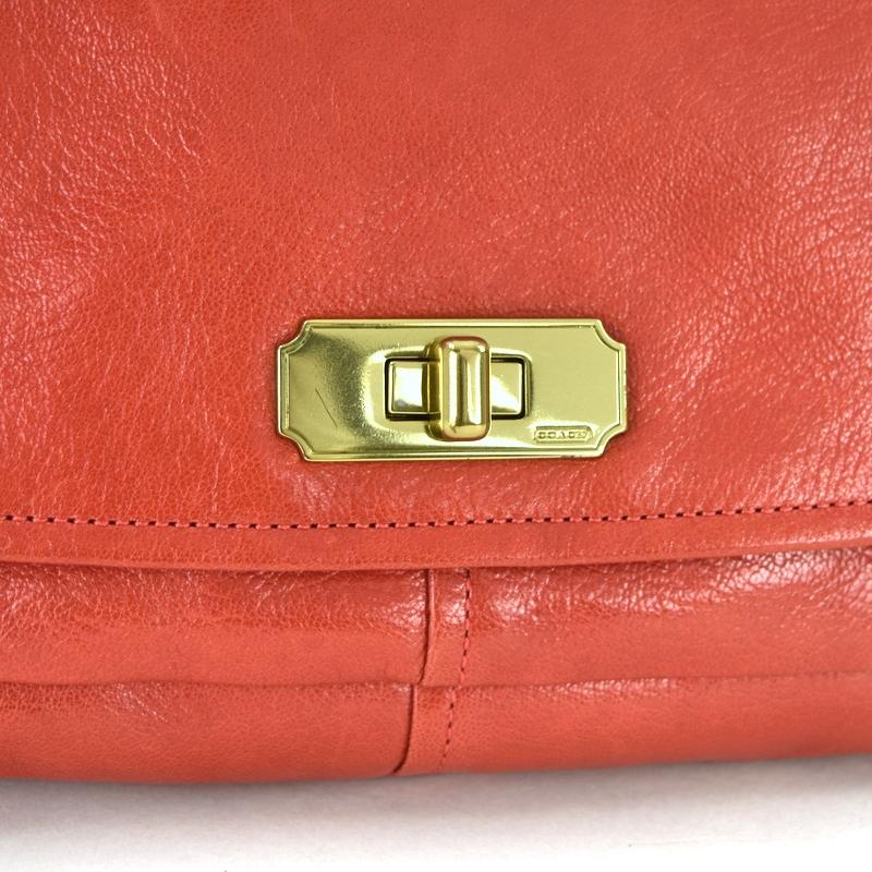 COACH（コーチ） バッグ レディース 2WAYチェーンショルダー オレンジ
