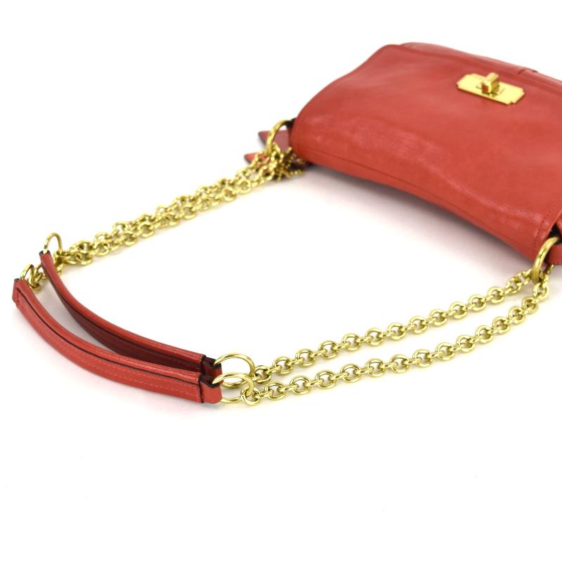 COACH（コーチ） バッグ レディース 2WAYチェーンショルダー オレンジ