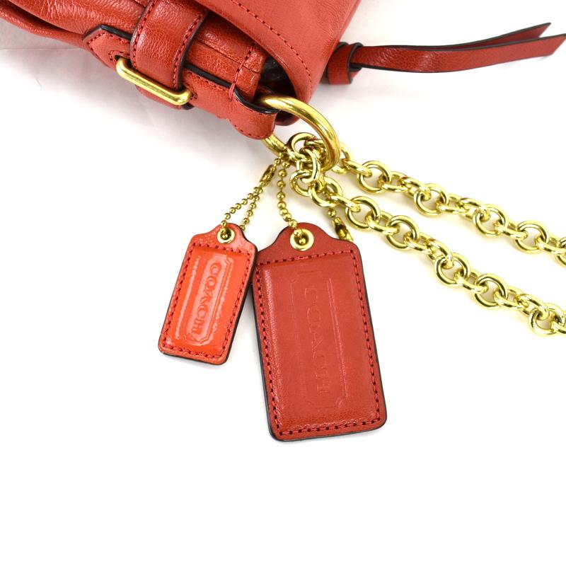 COACH（コーチ） バッグ レディース 2WAYチェーンショルダー オレンジ