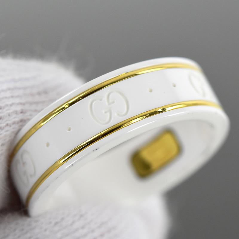 GUCCI（グッチ） 指輪 レディース メンズ アイコン イエローゴールド