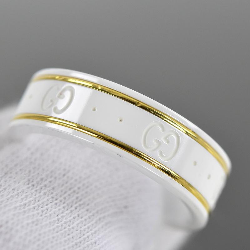 GUCCI（グッチ） 指輪 レディース メンズ アイコン イエローゴールド