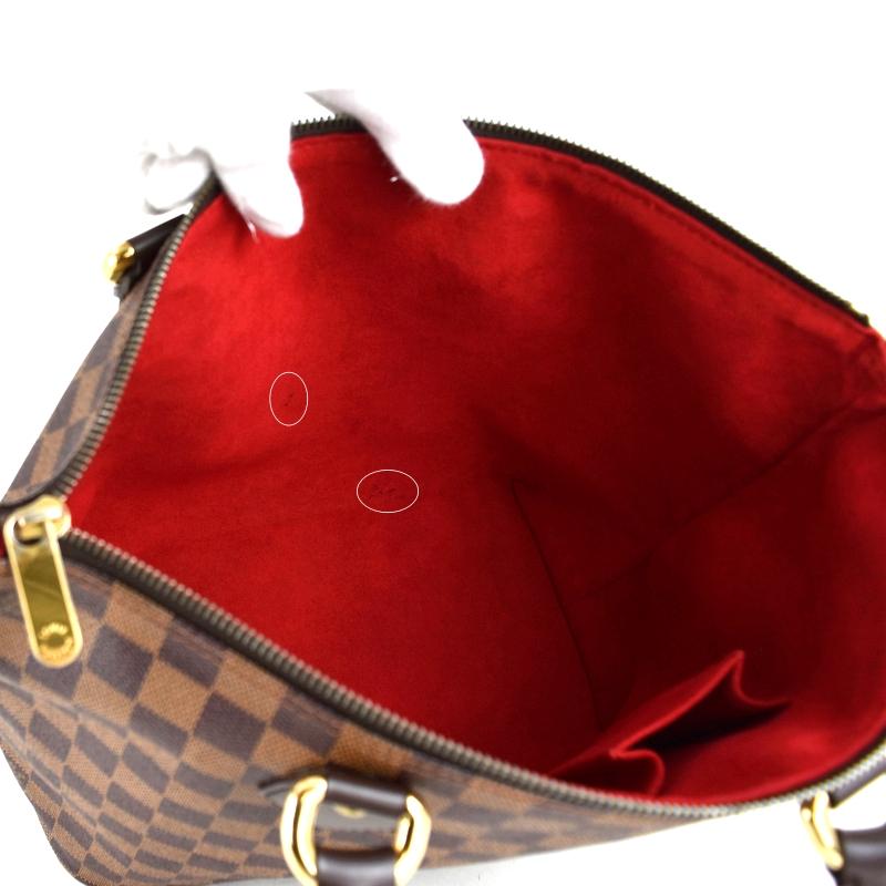 ルイヴィトン N51183 ハンドバッグ ブラウン  LOUIS VUITTON サレアPM ダミエ ルイ ヴィトン ダミエ サレヤ PM エベヌ N51183 ダミエキャンバス