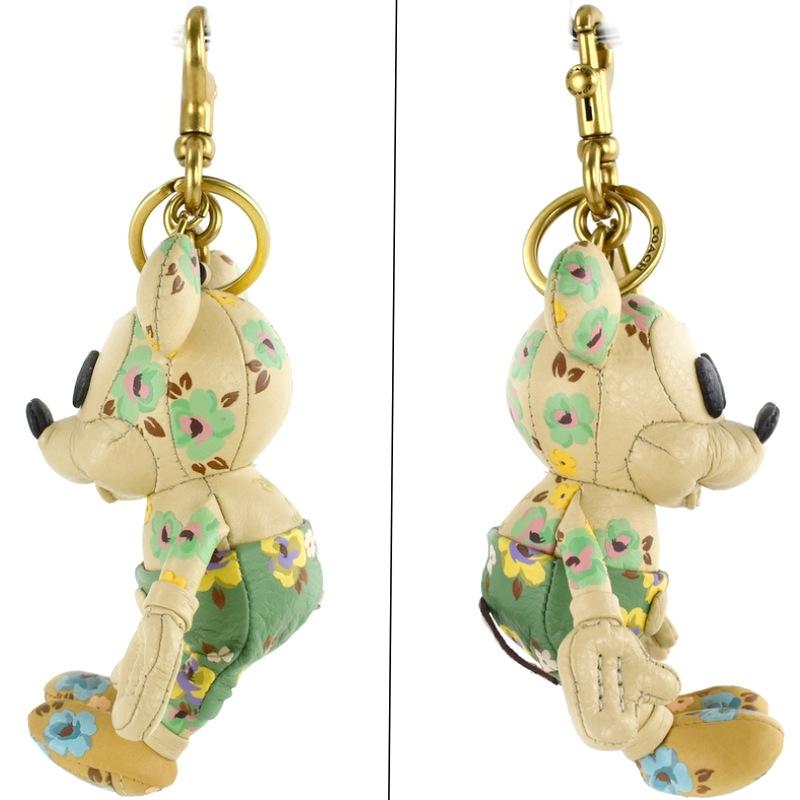 COACH ディズニー×コーチ バッグチャーム ミッキーマウス