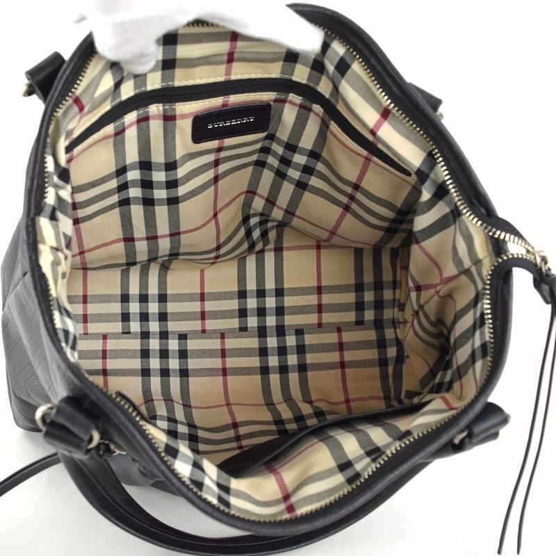 BURBERRY（バーバリー） バッグ 中古 トートバッグ ブラック A4サイズ
