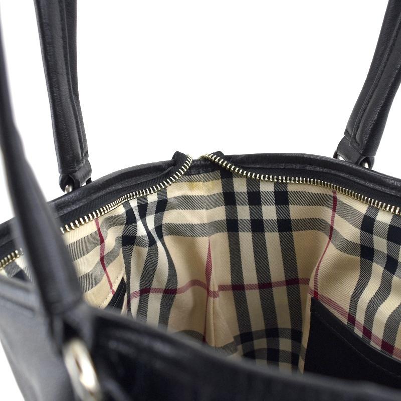 BURBERRY（バーバリー） バッグ 中古 トートバッグ ブラック A4サイズ