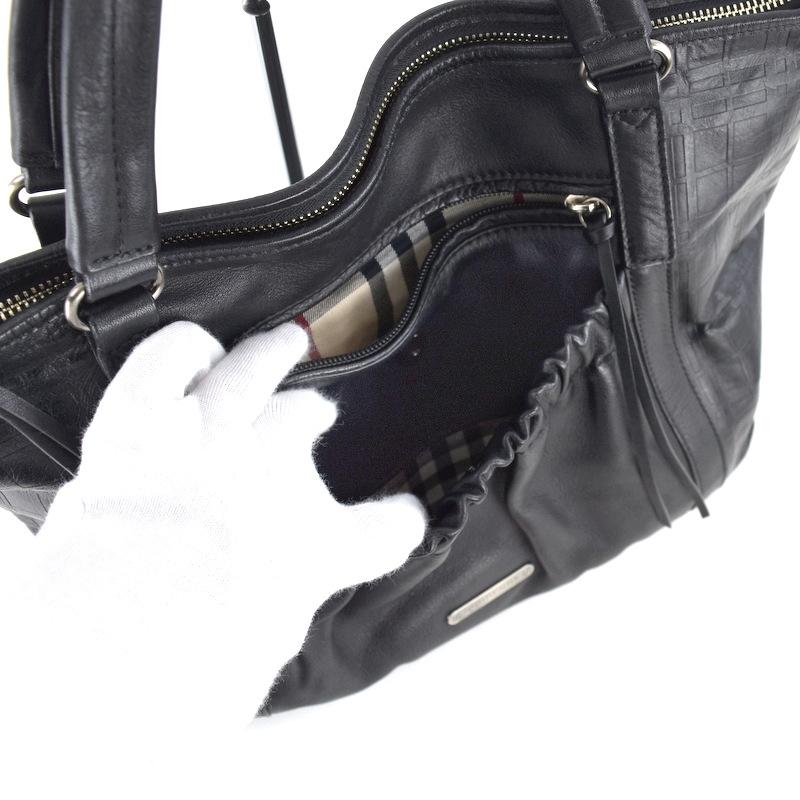 BURBERRY（バーバリー） バッグ 中古 トートバッグ ブラック A4サイズ