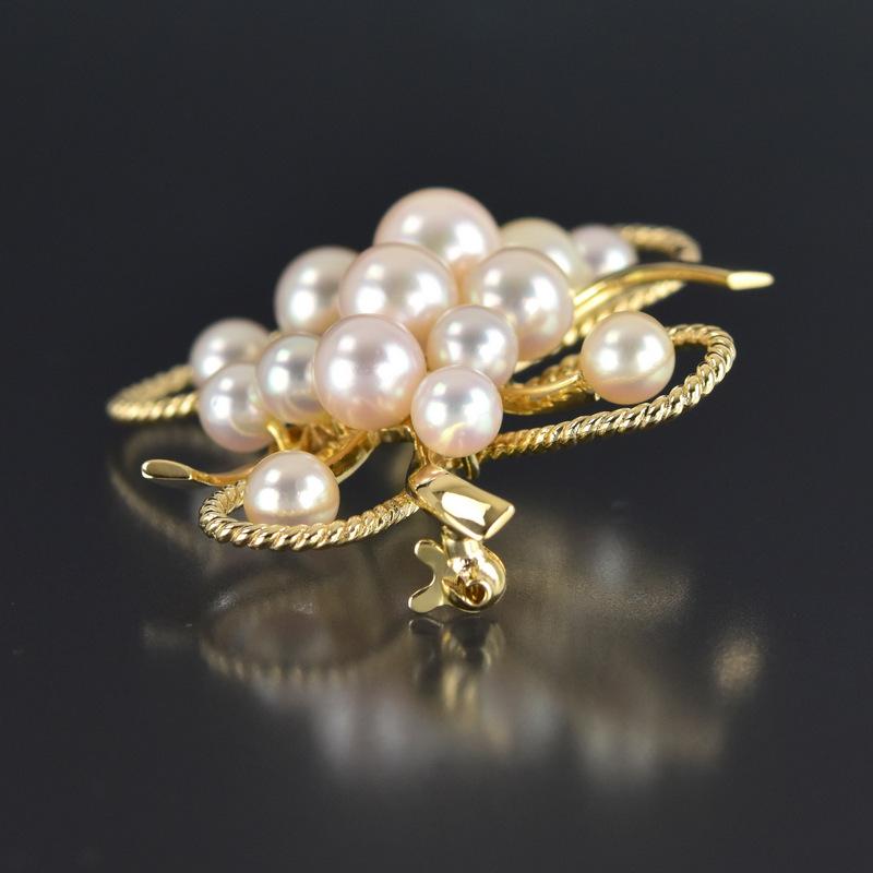 MIKIMOTO ミキモト ブローチ レディース パール 真珠 約5.2mm MIKIMOTO ミキモト ブローチ レディース パール 真珠 約5.2mm