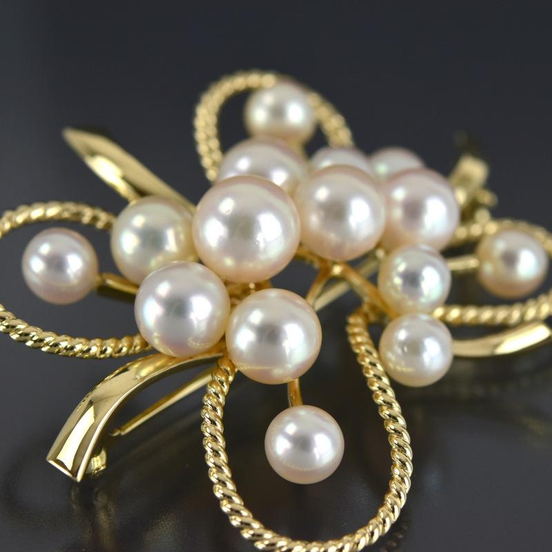 MIKIMOTO ミキモト ブローチ レディース パール 真珠 約5.2mm MIKIMOTO ミキモト ブローチ レディース パール 真珠 約5.2mm