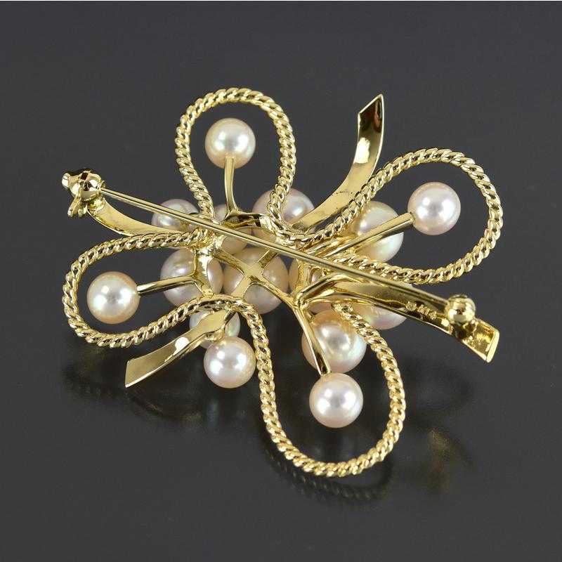 MIKIMOTO ミキモト ブローチ レディース パール 真珠 約5.2mm MIKIMOTO ミキモト ブローチ レディース パール 真珠 約5.2mm