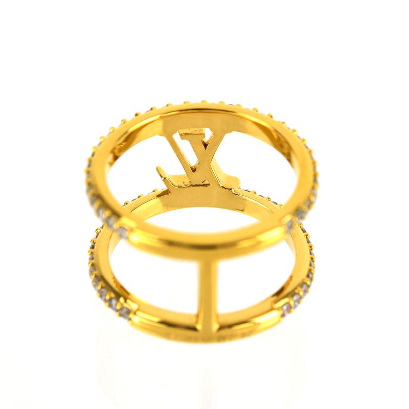 LOUIS VUITTON ルイヴィトン 指輪 リング・LV アイコニック
