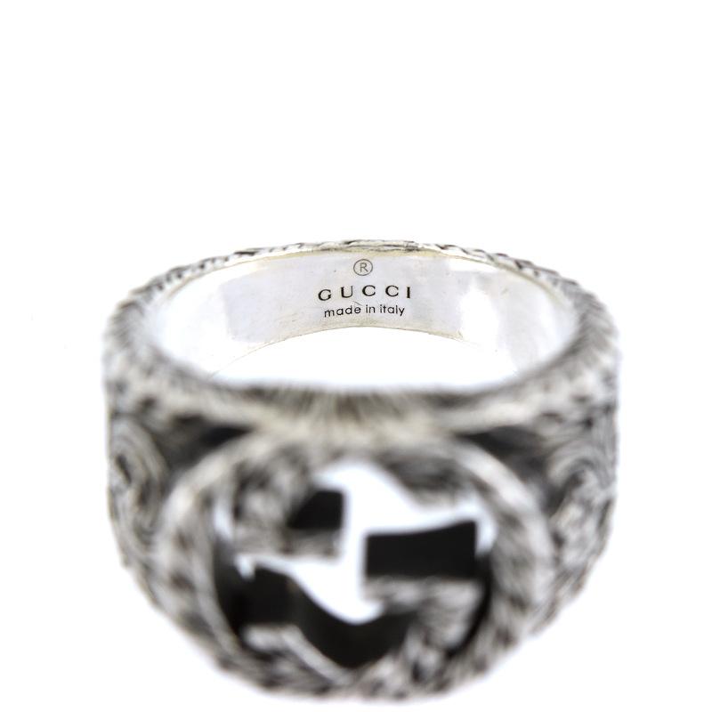 GUCCI（グッチ） 指輪 レディース インターロッキングG サイズ15 SV925