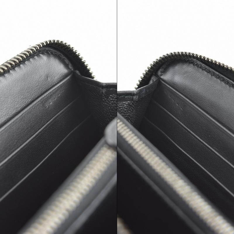 ✨極美品✨ボッテガ　長財布　ラウンドファスナー ブラック　レザー　イントレ BOTTEGA VENETA（ボッテガ・ヴェネタ） ラウンドファスナー長財布