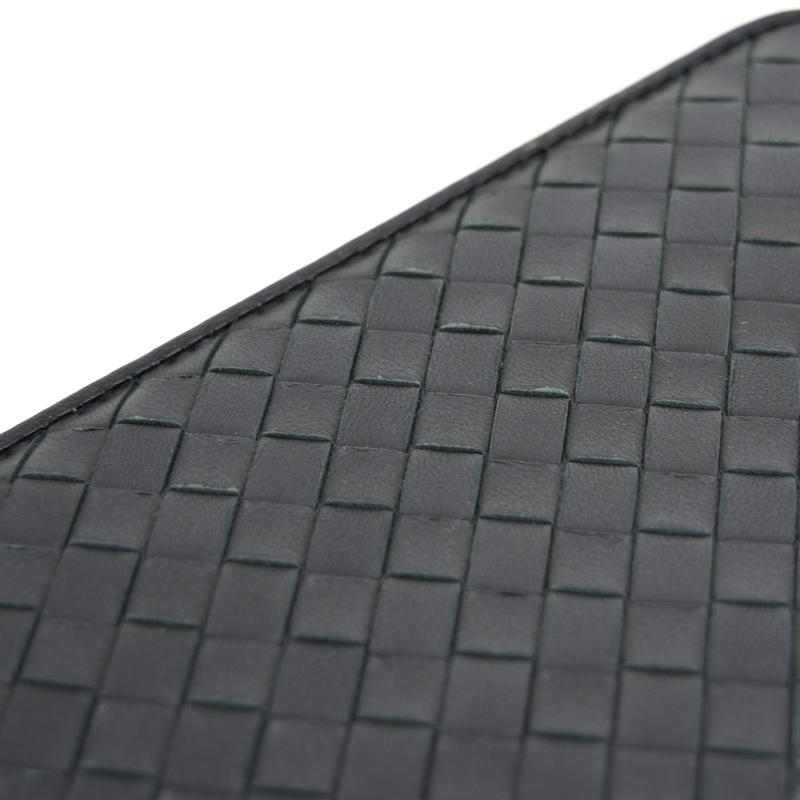 ボッテガヴェネタ イントレチャート ラウンドファスナー 長財布 ロングウォレット 未使用】ボッテガ マキシイントレチャート カセット ラウンド