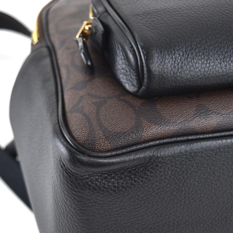 COACH（コーチ） リュック 5671 シグネチャー ダークブラウン×ブラック