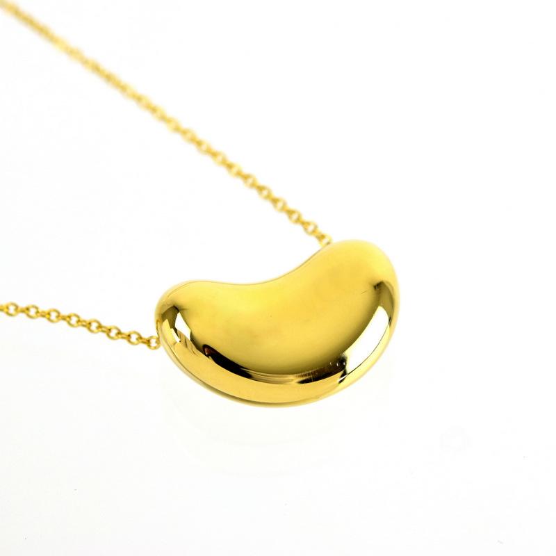 TIFFANY&Co.（ティファニー） ネックレス 18金 ビーンデザイン