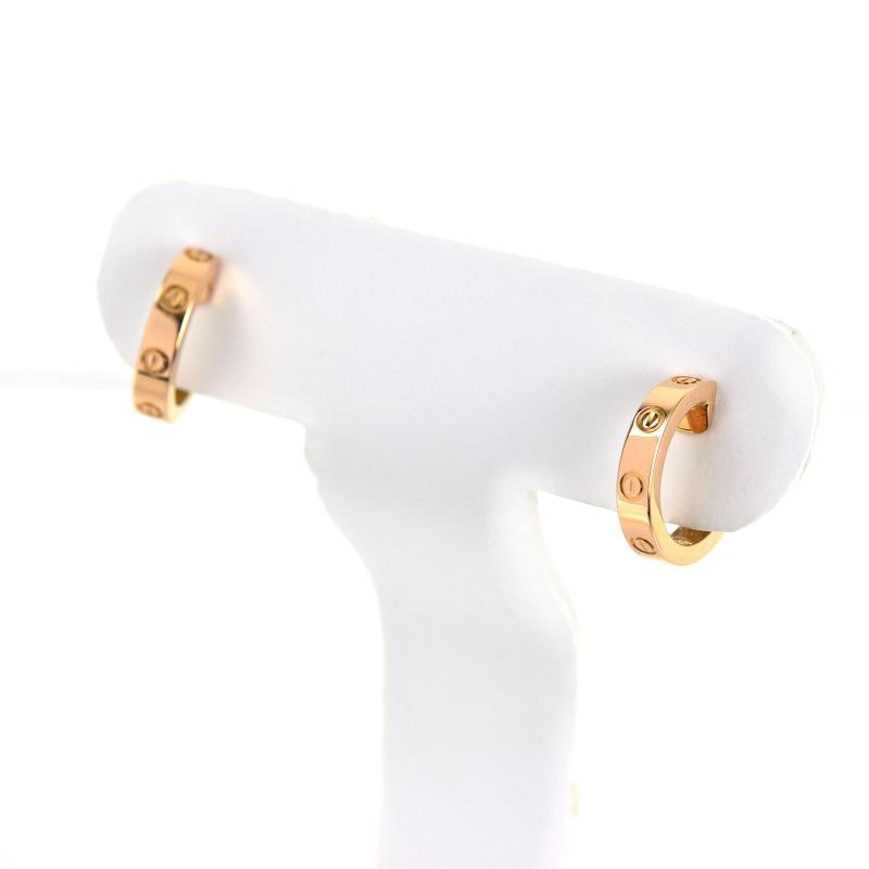 LOVE（Cartier） カルティエ ピアス 18金 ミニラブ K18PG ピンク