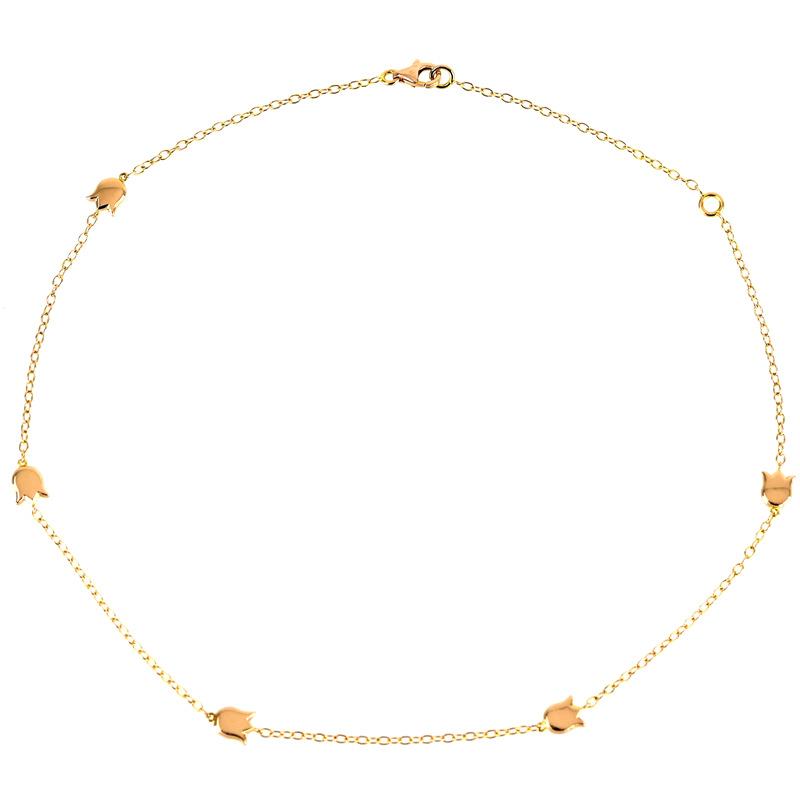 Cartier（カルティエ） ネックレス 18金 リリーオブザバレー ピンク 