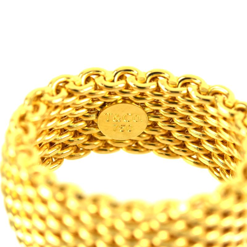 TIFFANY&Co. ティファニー サマセット リング 18金 約11.5号 TIFFANY&Co. ティファニー サマセット リング 18金 約11.5号