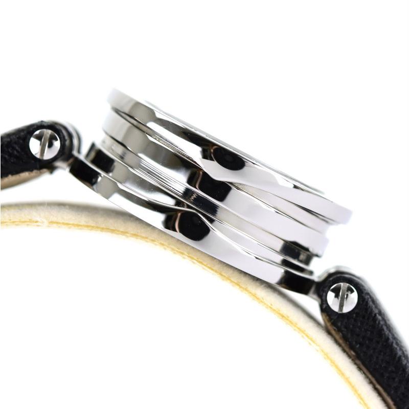 BVLGARI  ダイヤ　レディース 時計 レザーベルト　BB23 ブルガリ ビーゼロワン ダイヤ レディース BZ23BSGCC/12Mｻｲｽﾞ