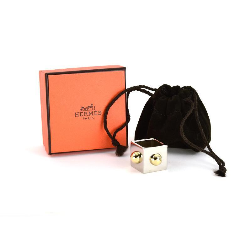 HERMES（エルメス） スカーフリング コリエ・ド・シアン・キューブ