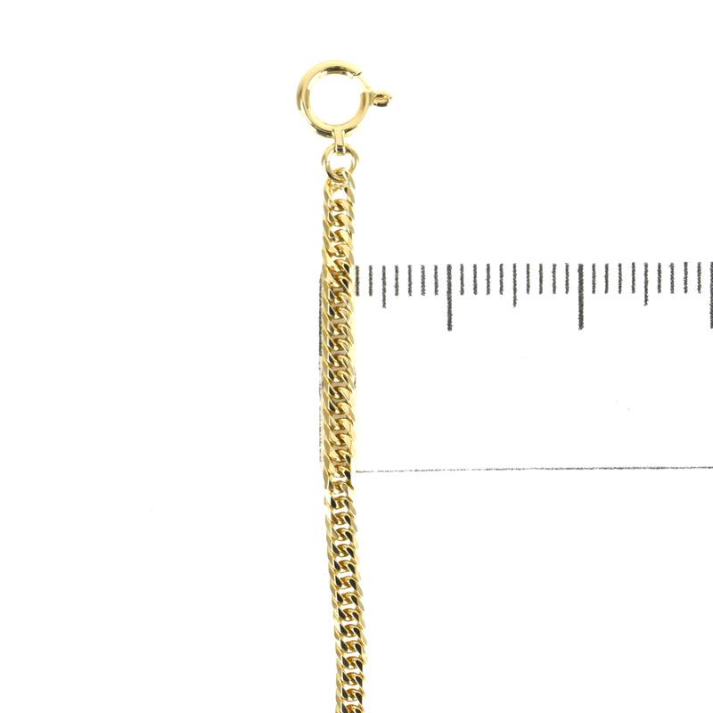喜平 アンクレット 六面W喜平 18金 18k イエローゴールド 26.5cm 約