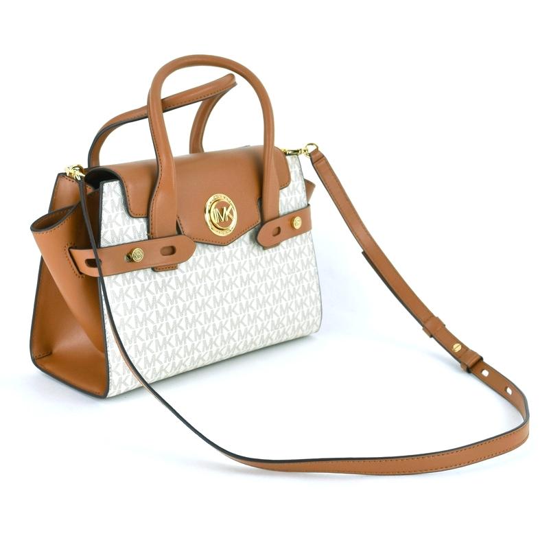 【新品未使用】MICHAEL KORS ブラウン ハンドバッグ ショルダー付き MICHAEL KORS マイケルコース ハンドバッグ レディース 3WAY MK