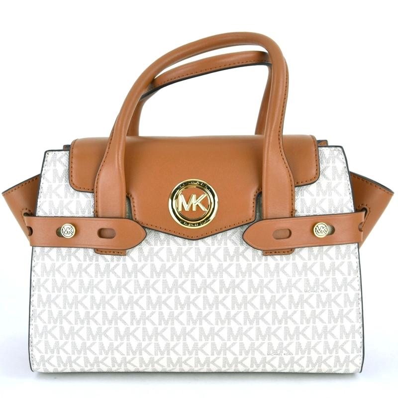 MICHAEL KORS MKシグネチャーハンドバッグ 新品未使用 セール】HAMILTON サッチェル ミディアム - MKシグネチャー