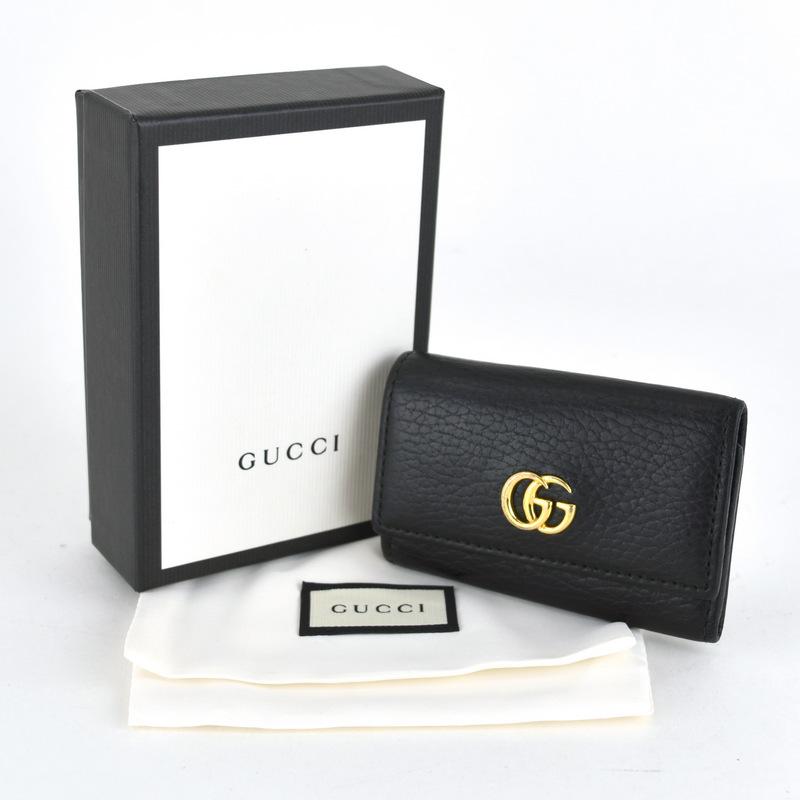 GUCCI（グッチ） キーケース ダブルG 456118 6連 三つ折り 折りたたみ