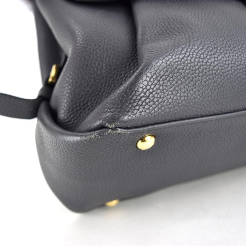 希少【Salvatore Ferragamo】フィアンマ　バッグ ハラコ　黒 Salvatore Ferragamo(サルヴァトーレフェラガモ) フィアンマ2WAY