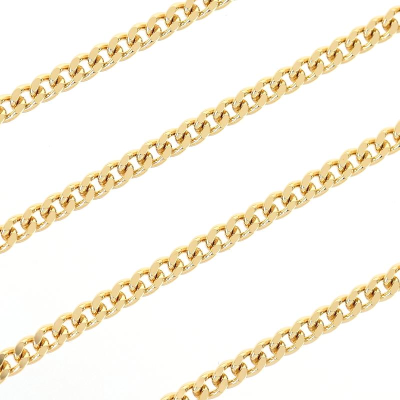 喜平 ネックレス 18金 10.1g 40cm 二面喜平 K18YG イエローゴールド