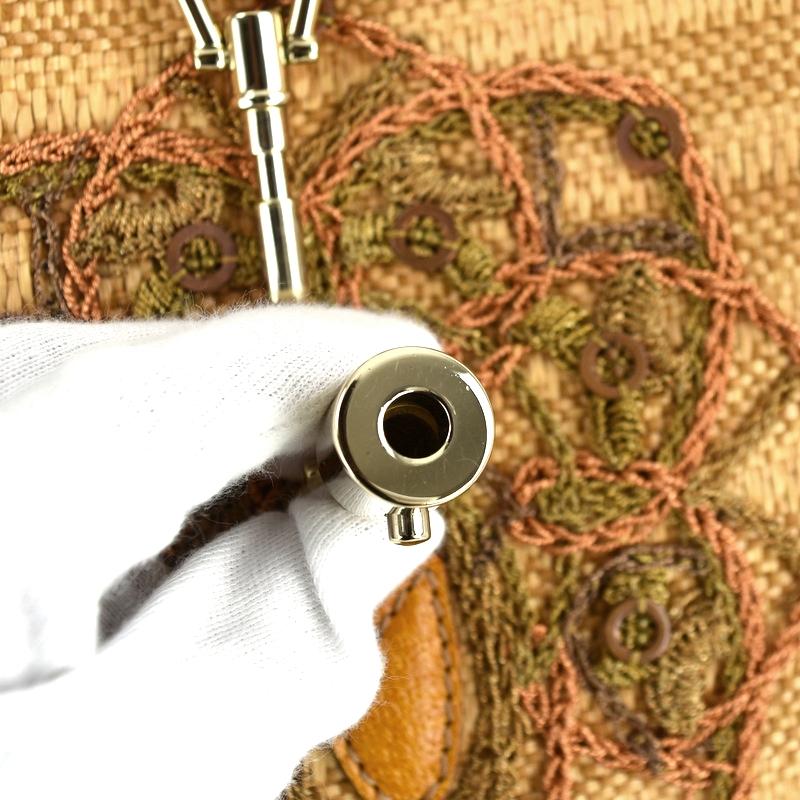 GUCCI（グッチ） ワンショルダー ニュージャッキー レザー×ストロー