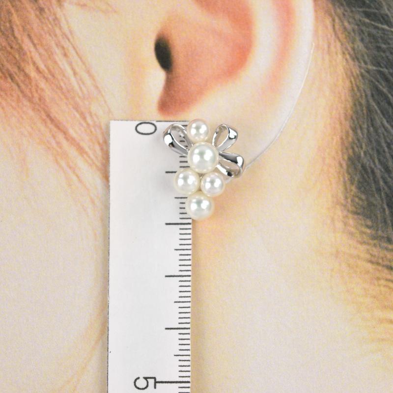 MIKIMOTO（ミキモト） イヤリング レディース シルバー パール 約4.7mm