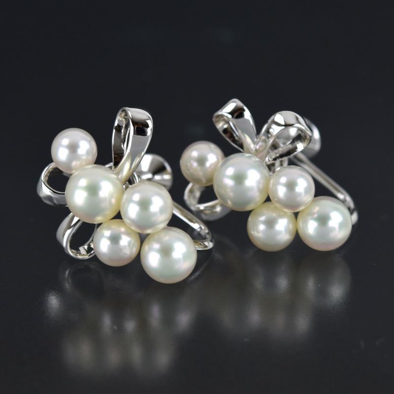 MIKIMOTO（ミキモト） イヤリング レディース シルバー パール 約4.7mm