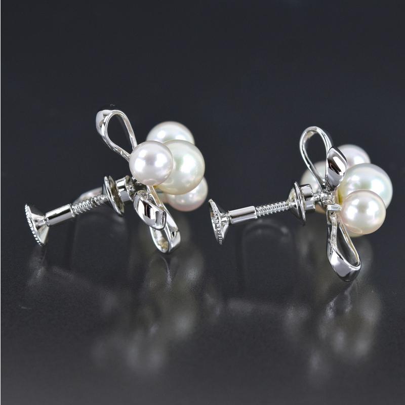 MIKIMOTO（ミキモト） イヤリング レディース シルバー パール 約4.7mm