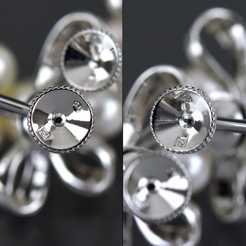 MIKIMOTO（ミキモト） イヤリング レディース シルバー パール 約4.7mm